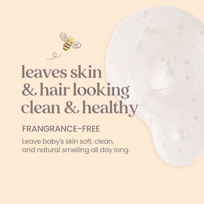 Baby Bee Shampoo & Wash - Fragrance Free - Image 3
