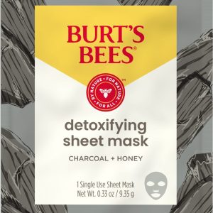 Detoxifying Charcoal Sheet Mask with Honey