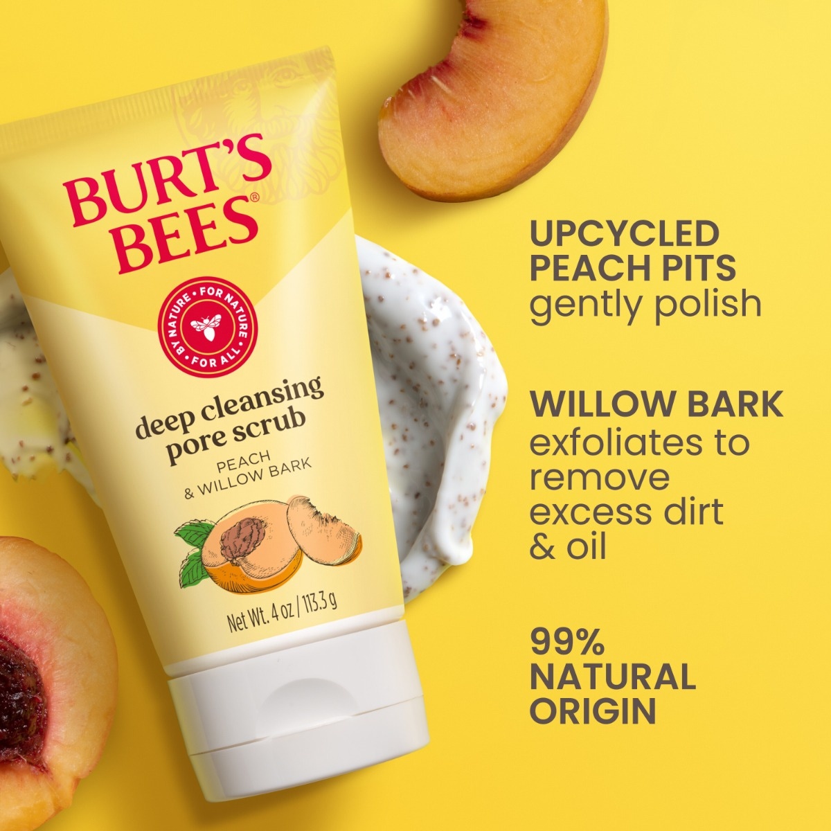 Peach & Willow Bark Deep Pore Scrub - Image 3